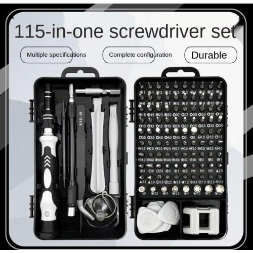 115 in 1 Screwdriver Set Mini Precision Screwdriver Multi Computer PC Mobile Phone Device Repair INSULATED Hand Home Tools