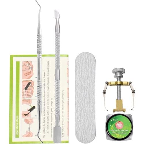 12pcs/24pcs Ingrown Toe Nail Correction Tool File Straightening Patch Foot Care Kit