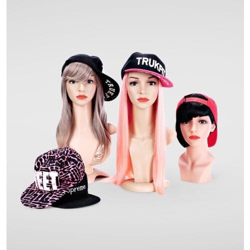 Free Shipping!! Best Quality Hot Sale Plastic Wig Head Mannequin Fashionable Head Model On Promotion