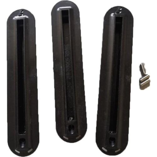 Future black plastic fin box futures fins plugs with plastic fin base