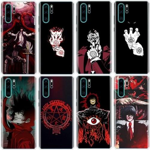 Anime Hellsing Phone Case For Huawei Honor 9 10 20 8A Y9S Lite Pro Y5 Y6 Y7 Y9 2019 7A 7X 8A 8X 8S 9X 10i20i V20 V30 Coque