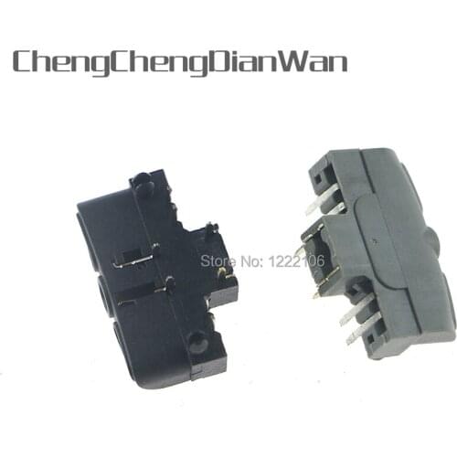 ChengChengDianWan Good quality Repair parts Earphone Socket slots For XBOX360 Wireless Wired Controller Black and Grey