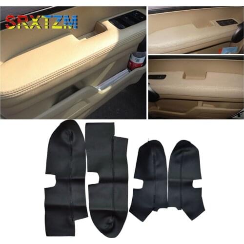 For Honda CRV 2007 2008 2009 2010 2011 W Fittings Door Handle Panels Armrest Microfiber Leather Covers Trim For Honda CRV