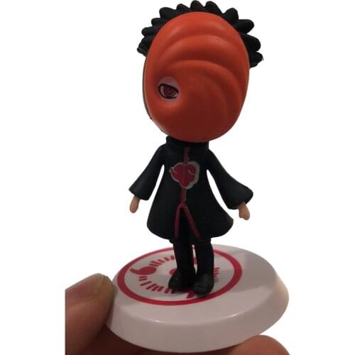 Naruto Uchiha Obito 19 Q Version Obito Anime Action Figure Model 7.5CM PVC Mask Man Quality Assurance Collectible Toy Figma Doll