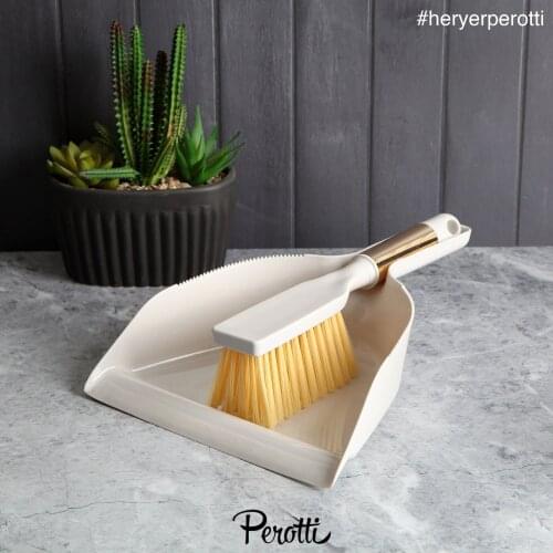 GOOD QUALITY METAL GOLD STEMMED FARAŞLI BRUSH SET