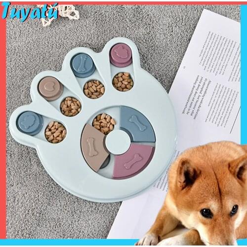 Interactive Dog Toys for Large Small Dogs Education Toy Durable Educational Smart Toys for Dog Training Feeding Turntable Toy