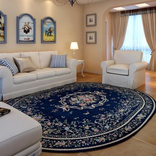 Nordic Oval Rug Living Room Bedroom Carpet Sofa Coffee Table Floor Mat Modern Design Study Floor Mat Child Tatami