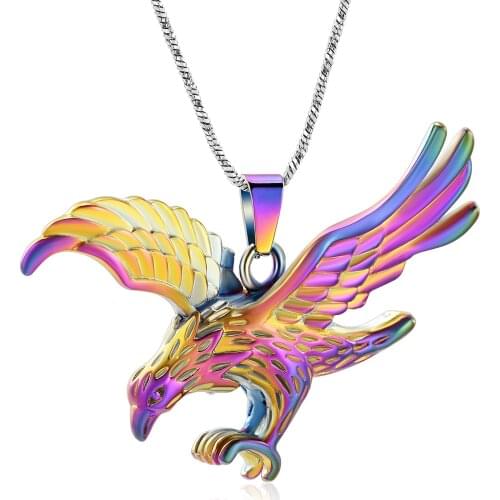 Cremation Jewelry Eagle Urn Necklace for Ashes Eagle Shape Urn Locket Ashes Keepsake Memorial Jewelry