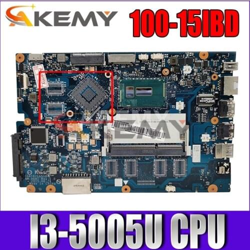 NM-A681 motherboard For Lenovo Ideapad 100-15IBD 100 15IBD CG410/CG510 NM-A681 notebook motherboard pentium I3-5005U 100% TEST