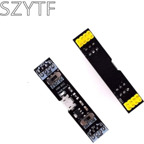 Breadboard power module, circuit test power supply, switchable voltage 3.3/5v