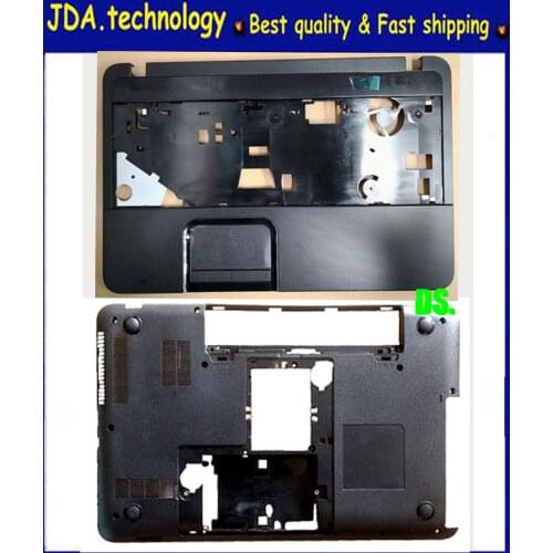 MEIARROW New cases FOR Toshiba Satellite L850 L855 C850 C855 C855D Palmrest upper cove w/o touchpad &Bottom Base Case cover