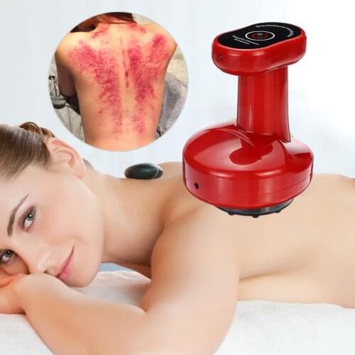 Rechargeable Cupping Massager Vacuum Suction Cup Massager Device Slimming Burning Physiotherapy Meridian Fat Gua Device Sha L5S3