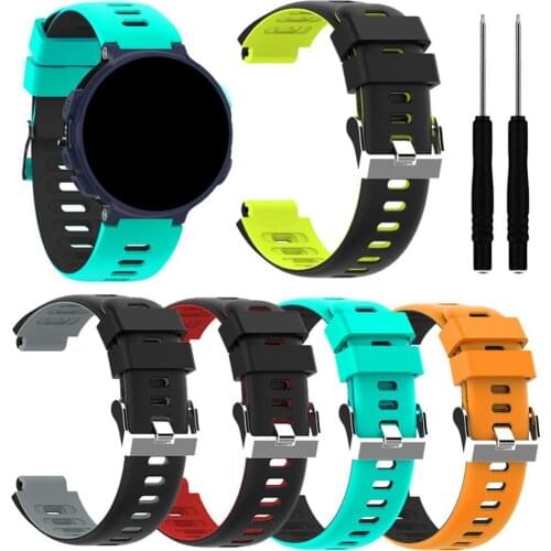 Suitable for Garmin Forerunner/235/235lite/220/230/620/630/735xt silicone replacement strap