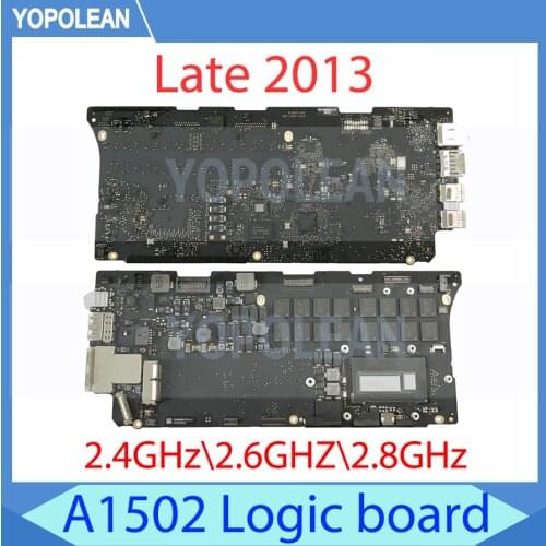 Tested A1502 Logic Board 2.4GHz/2.6GHz 8GB i7 2.8GHz 16GB for MacBook Pro Retina 13" A1502 Motherboard 820-3536-A 2013 Year
