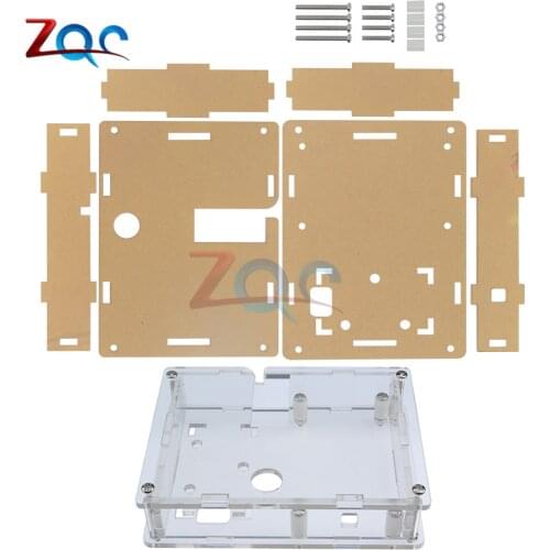 Clear Acrylic Case Shell Housing for LCR-T4 M328 Transistor Tester Capacitance ESR Meter Mega328