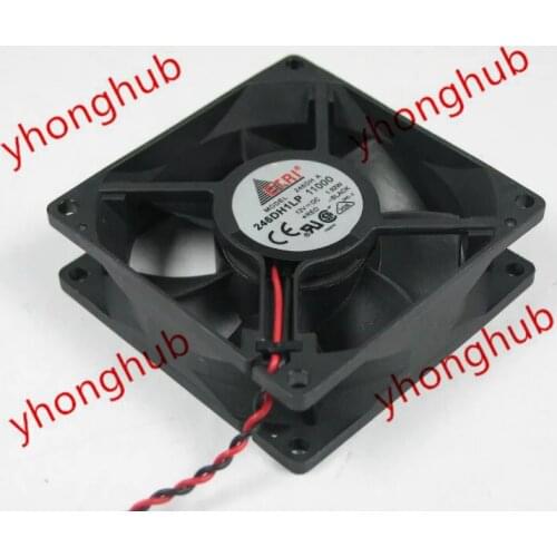 ETRI 246DH1LP DC 12V 1.92W 2-wire 80x80x25mm Server Cooling Fan