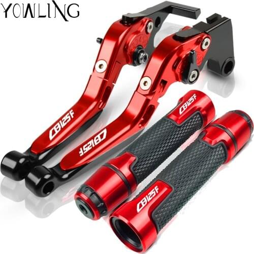 For HONDA CB125F CB 125F CB125 F 2016 Motorcycle Accessories Extendable Brake Clutch Levers and Handlebar Hand Grips ends CB125F