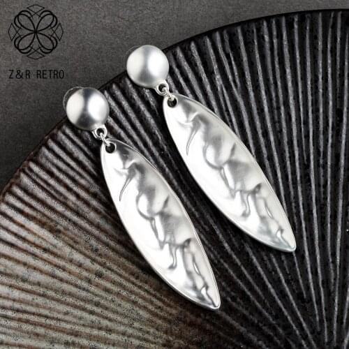 Stud Earrings Z&R RETRO China
