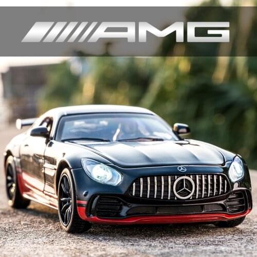 1:32 Die Cast Models Cars Electric scale models of automobiles Alloy Vehicle Toys for Children Benz AMG GT Sport Car gld3