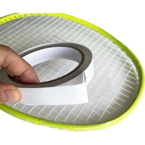 1 Reel 5M Transparent Badmint Racket Dedicated squash frame Protector Stickers Square Racquet to Reduce the Impact and Friction