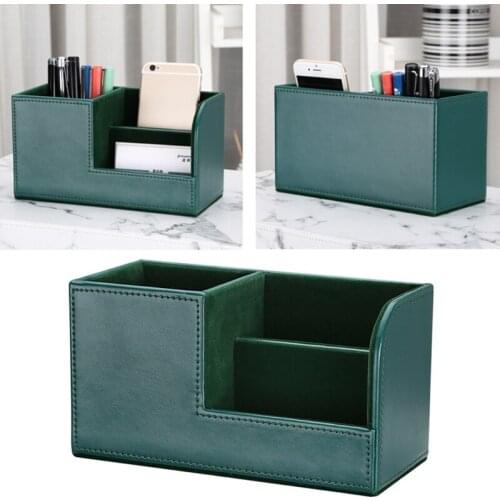 1 Pc Multi-function Desk Stationery Organizer Pen Pencil Holder Business Cards Stand Remote Control Storage Box