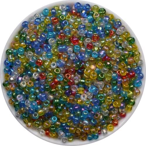 3mm 1000 Pcs Mixed Color AB Czech Glass Seed Spacer Beads For Jewelry Making DIY Pick 35 Colors