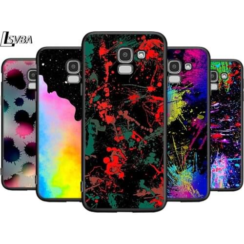 Watercolor Ink Graffiti For Samsung Galaxy J8 J7 Duo J6 J5 Prime J4 Plus J3 J2 Core 2018 2017 2016 Phone Case Cover