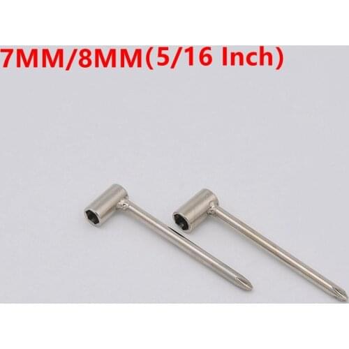 1 Piece Electric Guitar Bass Truss Rod Hex Wrench Tool 7MM / 8MM for"G"/PRS Guitar Accessories