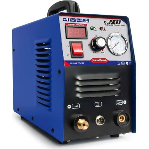 Plasmargon Cut-50 HF Plasma Cutter High Frequency Cutting Machine Cutter 220V Digital Display 1-14mm IGBT Tech INVERTER 50A