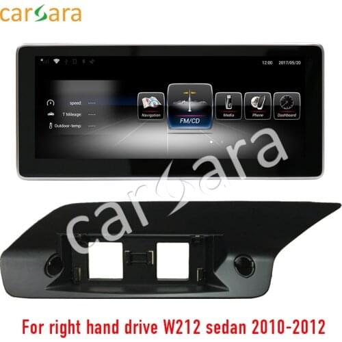 Carsara Android display for E Class right hand drive sedan W212 2010-2012 10.25" touch screen GPS Navigation radio