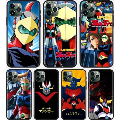 UFO Robot Goldorak Case For Apple iPhone 11 12 Pro Max mini 8 7 Plus XR X XS MAX SE Cover Funda Coque Shell