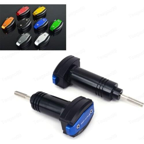 CNC Aluminum Frame Sliders Crash Pad Cover Protector Guard For Yamaha MT09 MT-09 FZ09 FJ09 2015-2016