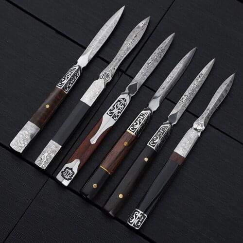 Wood Metal Tea Knife Accessories Needle Home Handmade Sandalwood Tea Knife Gift Black Chinese Tea Taza De Te Teaware DG50TNC