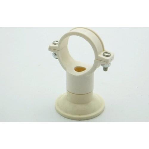 20mm PVC Pipe Clamp Clip Support Bracket With Base For PVC Pipe Fitting Water Connector Garden Irrigation System