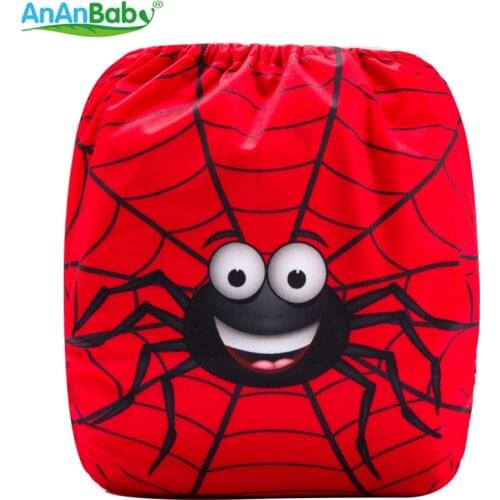 Baby Diaper with Inset Washable New Baby Convenient Cloth Diaper Cover Waterproof Baby Diapers Reusable Cloth Nappy Suit 3-15kg