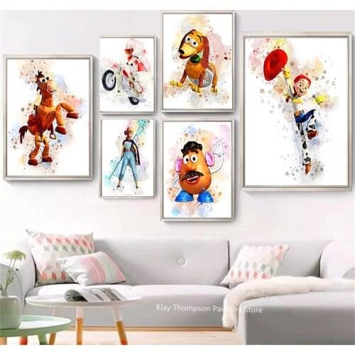 Disney Disney Toy Story Diamond Painting Full Diamond 5D DIY Full Diamond Embroidered Cross Stitch Kit Diamond Mosaic Home Decor