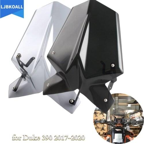 For Duke 390 2017 2018 2019 2020 Motorcycle Sports Windshield WindScreen Visor Viser Wind Deflector for KTM 125 390 Accessories