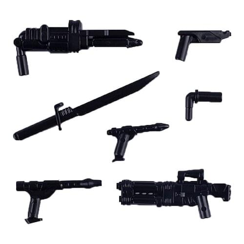 Star Space Movie Building Block Minifigs Wars Clone Storm Soldier Corps Military Weapon Gun Accessories Mini Brick Children Toys