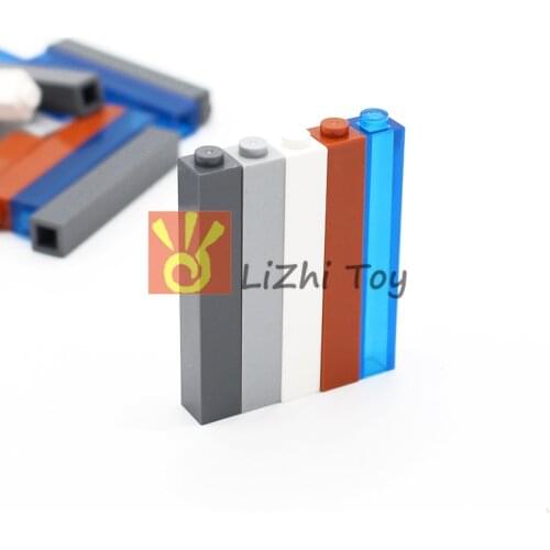 MOC Brick Parts 2453 Brick 1 x 1 x 5 Stud Type Classic Piece Building Block Toy Accessory