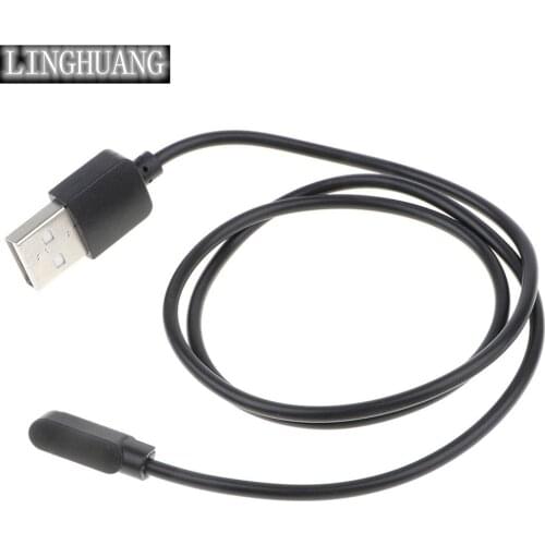 Magnetic Charge Charging Cable For Smart Watch with Magnetics Plug For 2 Pins Distances 2.84mm Black Novel Power Charger Cables