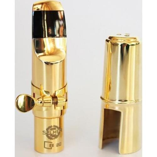 New MFC Professional Tenor Soprano Alto Saxophone Metal Mouthpiece S90 Gold Plating Sax Mouth Pieces Accessories Size 5 6 7 8 9