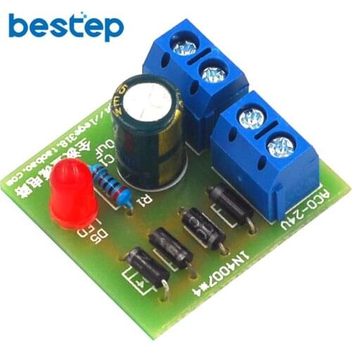 AC to DC 1N4007 Bridge Rectifier Converter Full Wave Rectifier Diy Kit Electronic PCB Board Module
