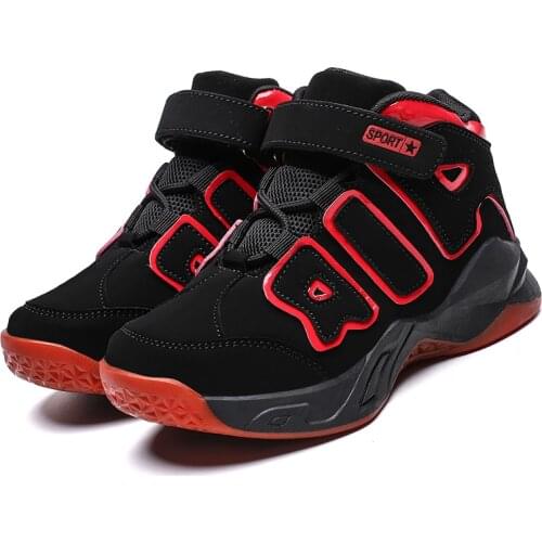 2020 New Boy High quality Shockproof Sports Shoes Non-slip children Basketball Shoes Breathable Basket enfant shoes Size 28-39