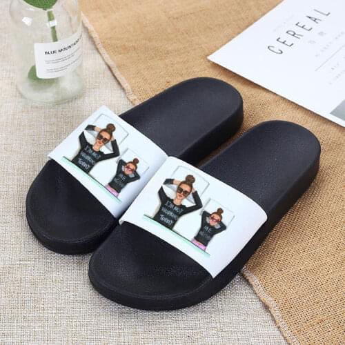 Sandals For Women 2021 Outdoor Sandalias Summer Beach Slides Mom And Daughter Pattern Home Slippers Fashion Shoes Woman