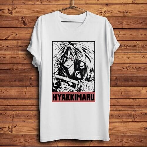 Vintage Hyakkimaru Dororo funny anime tshirt Men New White Casual short sleeve T Shirt Unisex manga streetwear Tee