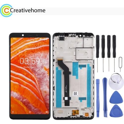LCD Screen and Digitizer Full Assembly with Frame for Nokia 3.1 Plus TA-1118 & Nokia 3.1 TA-1049 TA-1057 TA-1063 TA-1070