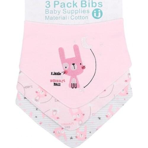 3Pcs/Set Baby Products Infant Eating Cotton Scarf Triangle Feeding Bibs Aprons