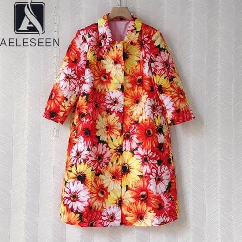 AELESEEN Women's Short Trench Coats