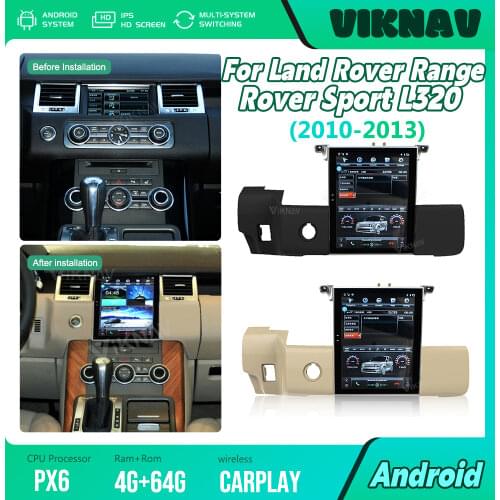 Tesla Style Android Car Radio GPS Navigation for-Land Rover Range Sport L320 2009~2016 car Stereo Carplay Multimedia DVD Player