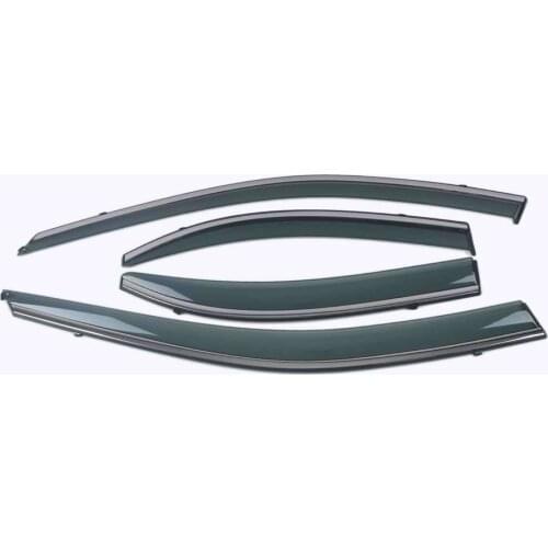 Car Styling 4 Pieces Rain Guards Side Window Visor Cover Trim For Mazda 6 Atenza Mazda6 2014-2020